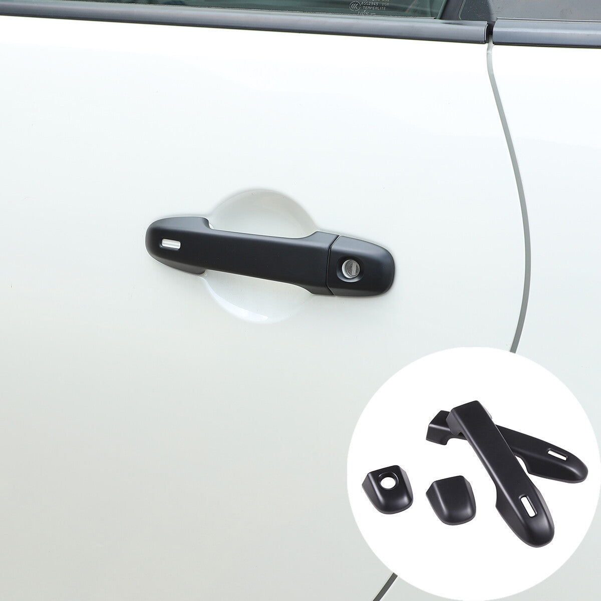 Black alloy vent cover, scratch-resistant panel trim for Land Rover for Defender 04-18