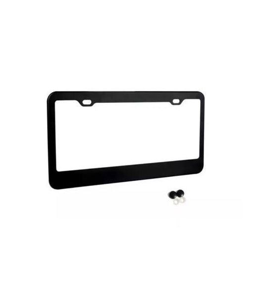 Car license plate frame cover cap, rear trunk matte black, suitable for Saab for Smart .