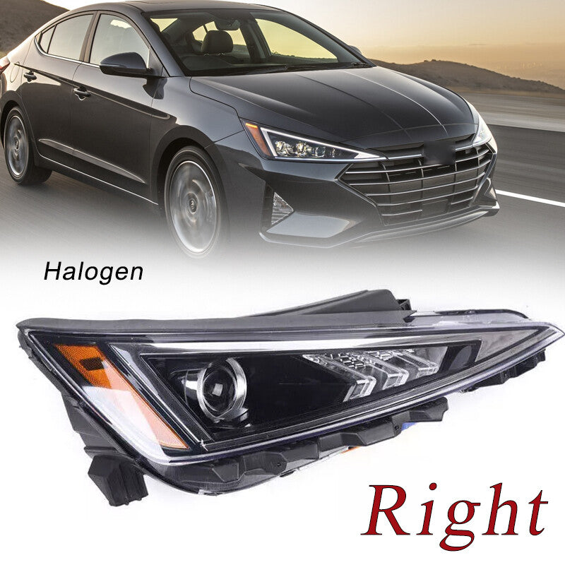1Pcs Right Headlight Assembly w/ LED DRL for Hyundai for Elantra 2019 2020