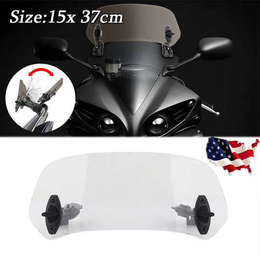 Motorcycle windshield, extended windshield, boiler air suitable for Harley-Davidson , for Honda , for Yamaha