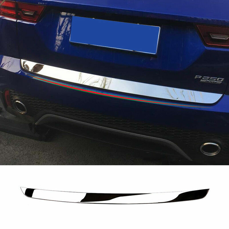 for Jaguar E-PACE 2018-2021 stainless steel Car Rear Trunk Tailgate Cover Trim
