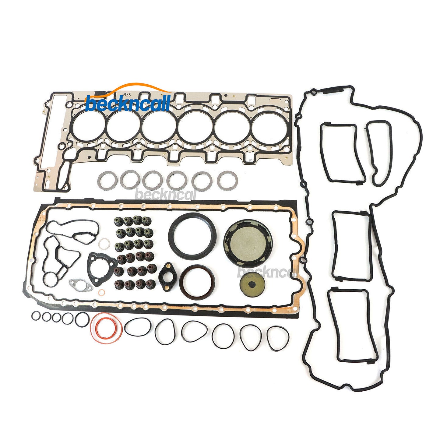N55 3.0L Engine Gasket Seal Kit  Head Bolts for BMW 335i X3 X5 X6 E90 F10 F30