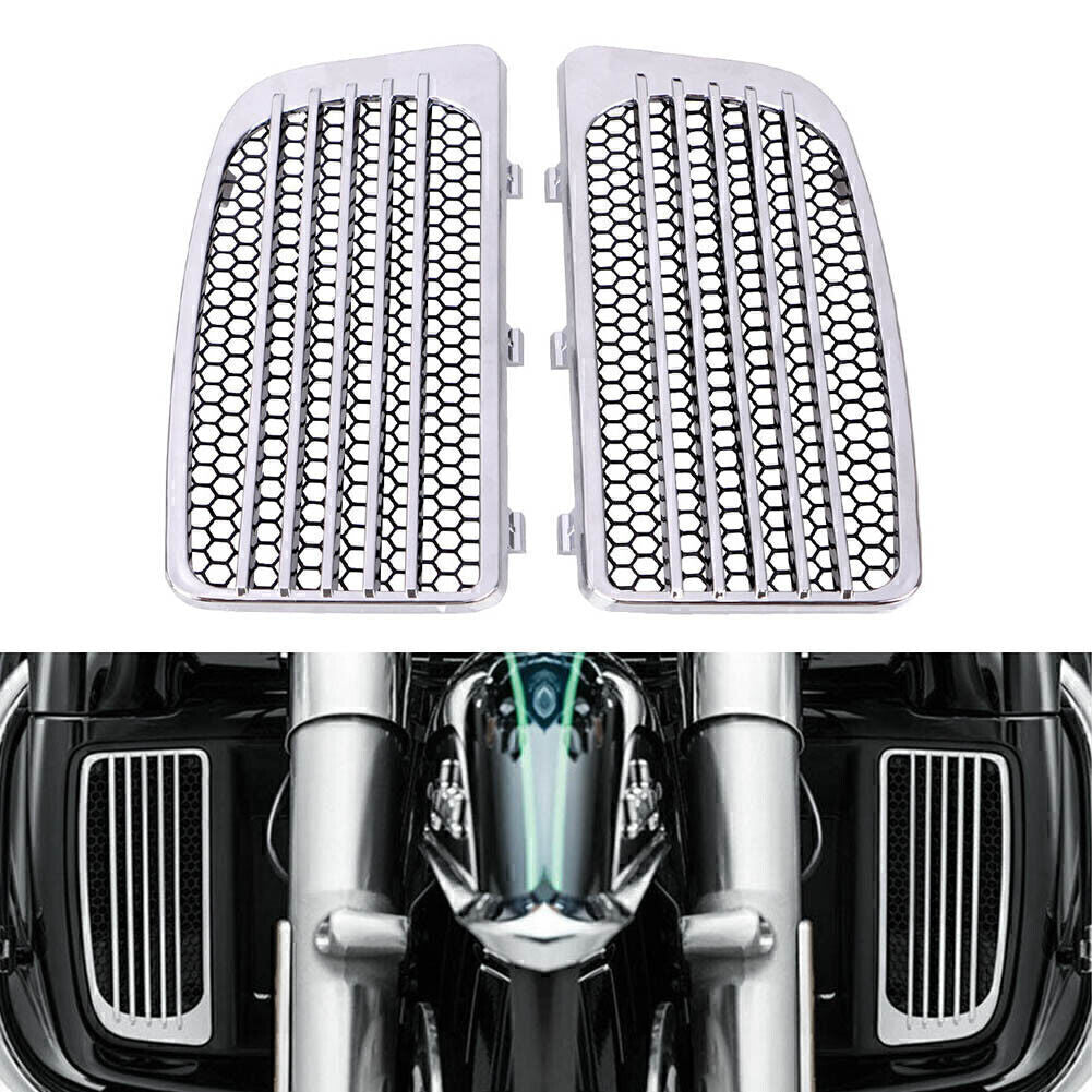Chrome Radiator GrillsScreens for Harley Electra Glide Low Ultra Limited FLHTKL