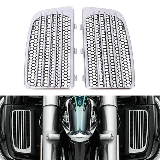 Chrome Radiator GrillsScreens for Harley Electra Glide Low Ultra Limited FLHTKL