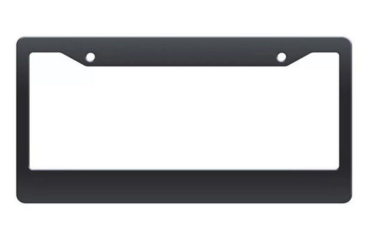 Car license plate frame cover cap trunk black plastic suitable for Genesis