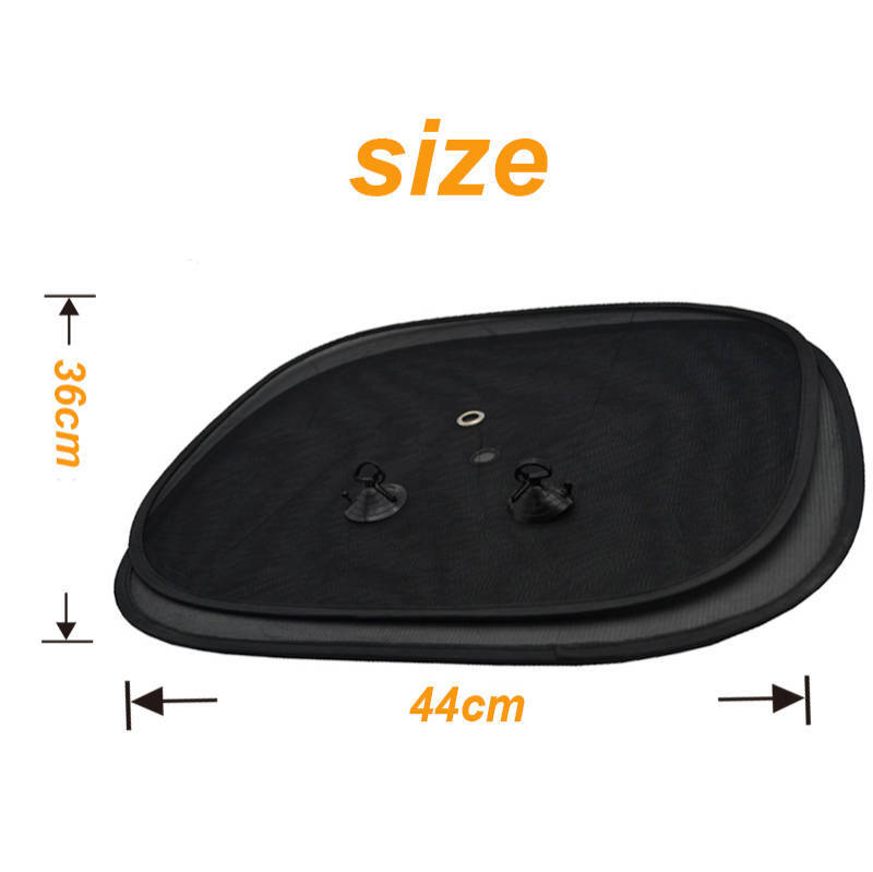 2 x Car Side Rear Window Screen Sun Visor Shade Mesh Windshield Sunshade Cover