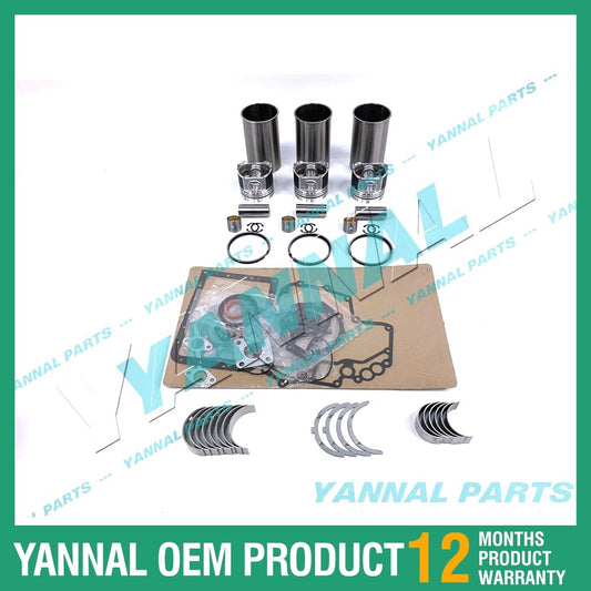 3TNV80 Overhaul and Rebuild Kit with Complete Shim and Bearing Kit for Yanmar Engines