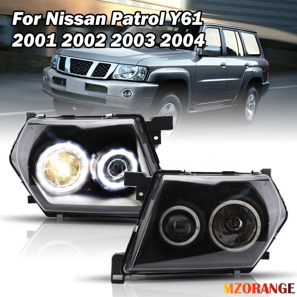 2¡Á for Nissan Patrol Y61 2001-2004 Front Headlights Headlamps Left+Right