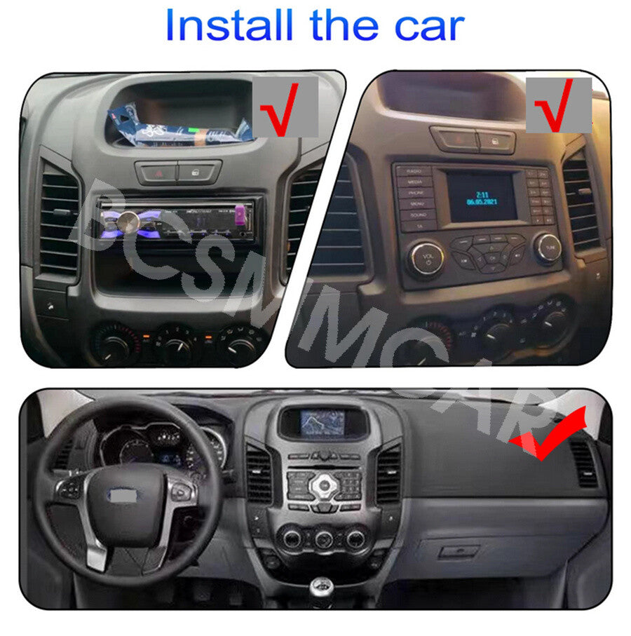 Fit for Ford Ranger 2011-2015 Android Car Radio Bluetooth Multimedia Player GPS