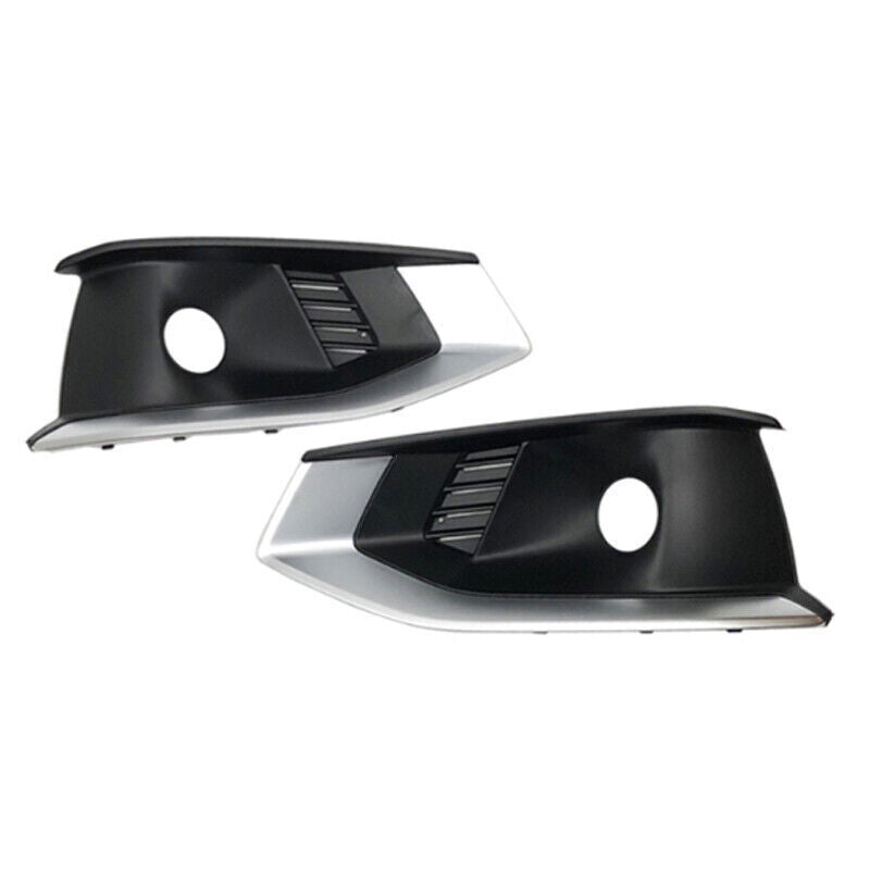 Front Bumper Fog Light Lamp Grille Grill Cover Trim for Audi for A4 2020 2021 2022