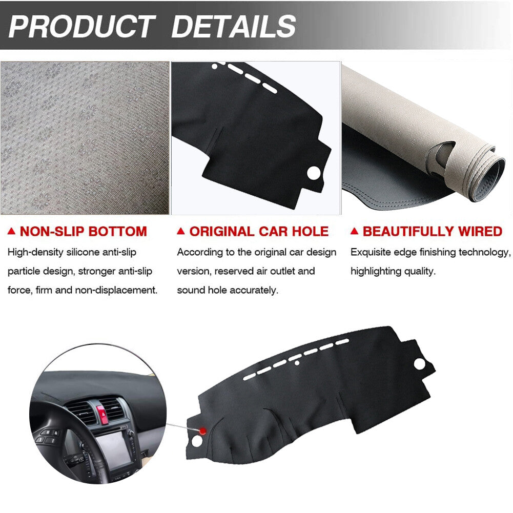 Dashboard Mat Cover Pad Sun Shade Dash board for Honda CR-V RE1 RE5 RE7 2007-11