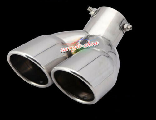 Chrome Rear Exhaust Muffler Tip End Pipe Stainless for Toyota C-HR CHR 2016-2021