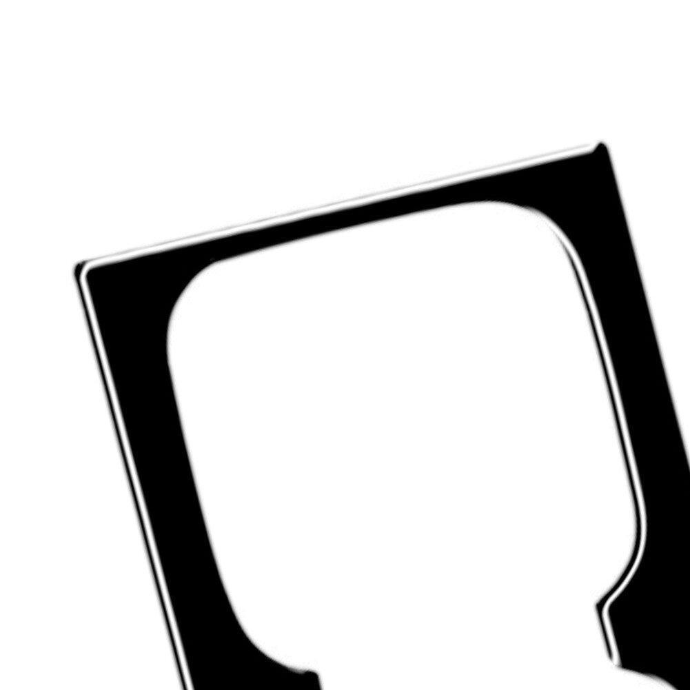 2Pcs Piano Black Interior Cup Holder Cover Trim for Honda for Civic 8th 2006-2011