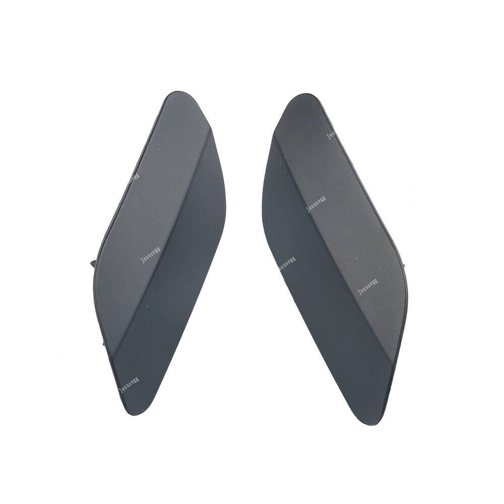 Pair Unpainted Front Right+Left Headlight Washer Cover Cap Fits for Audi A7 2011-15