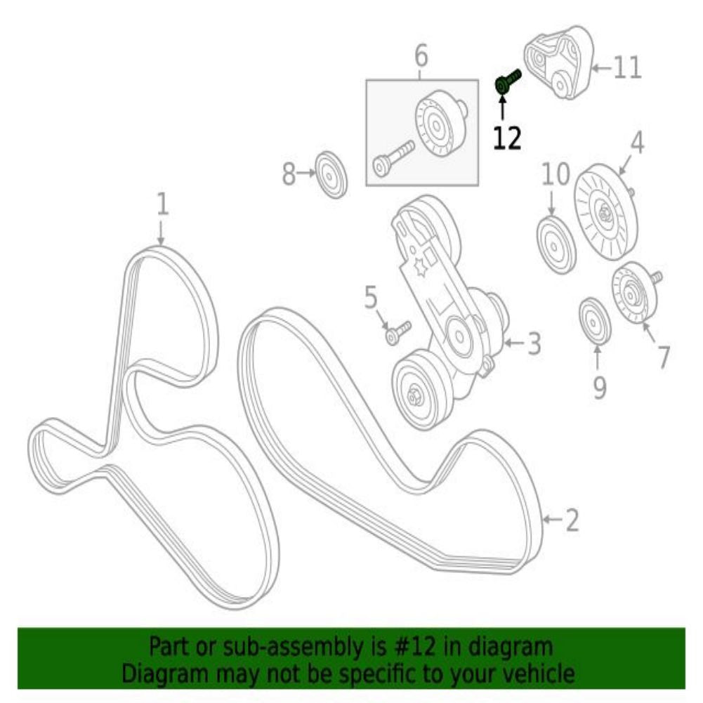 N91157202 Engine Intake Manifold Bolt for VW