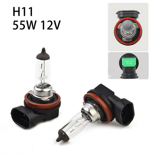 2x H11 Halogen Car Headlight Auto Low-Beam Driving Light Bulbs Fog Lamp,55W,12V