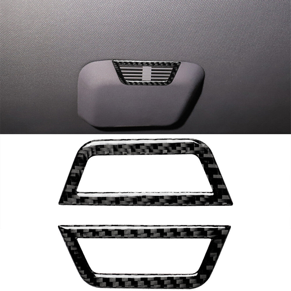 2-Piece Carbon Fiber Air Socket Sticker Decoration for BMW 3 Series E46 (May 1998)