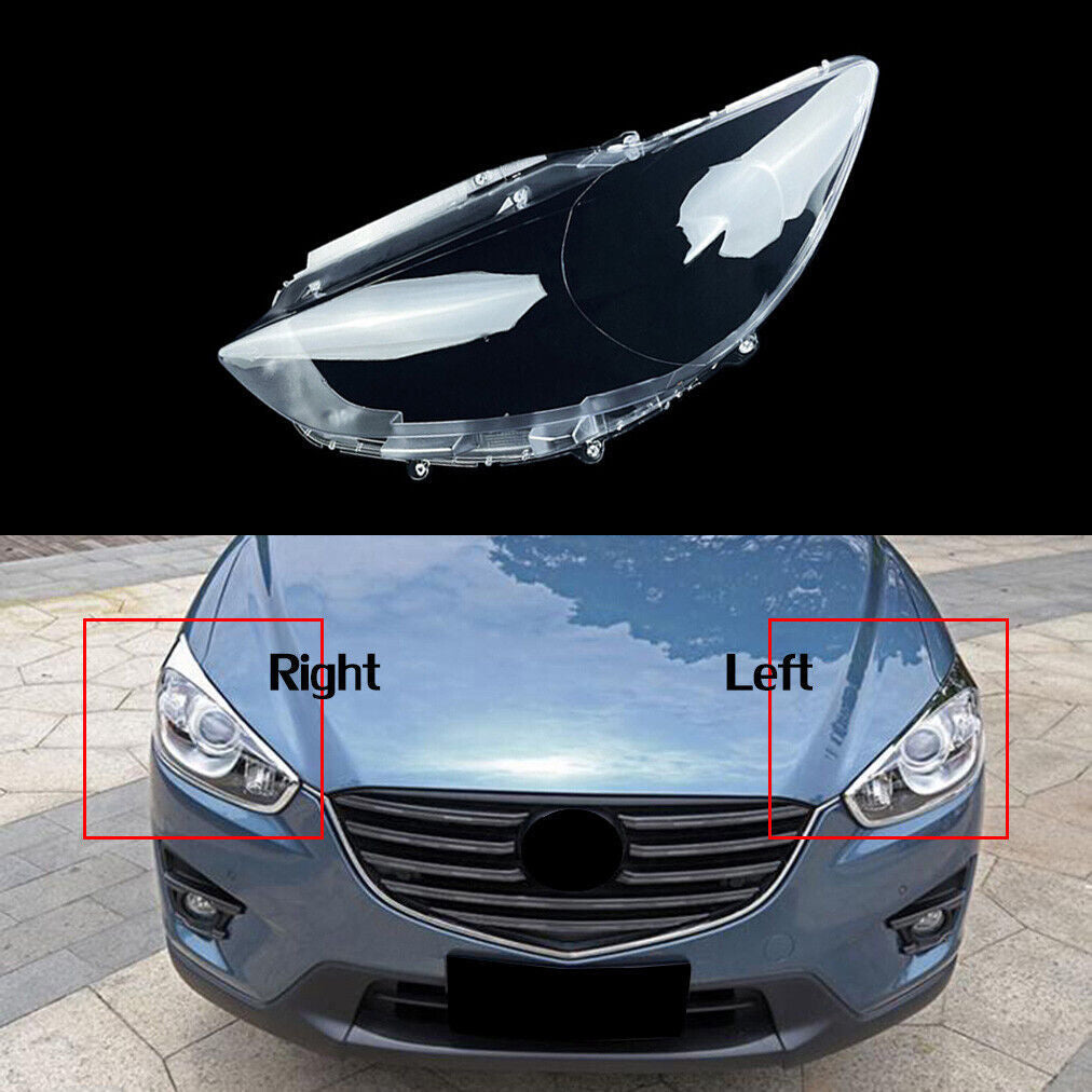 for Mazda CX5 CX-5 2013-2015 Clear Headlamp Shell Headlight Lens Shade Left Side