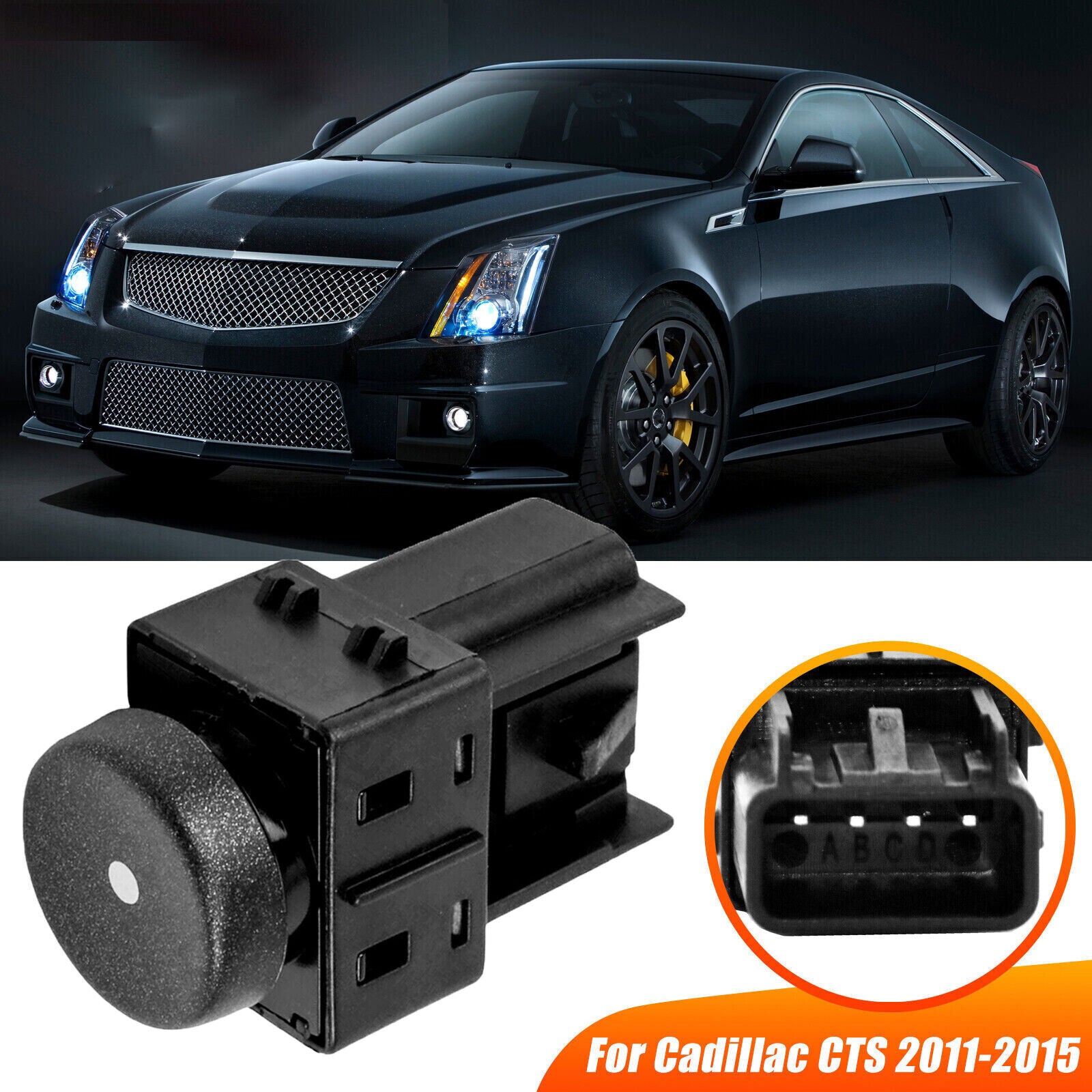 1 Front Door Lock Switch for Cadillac CTS CTS-V Coupe 2011-2015 20787026