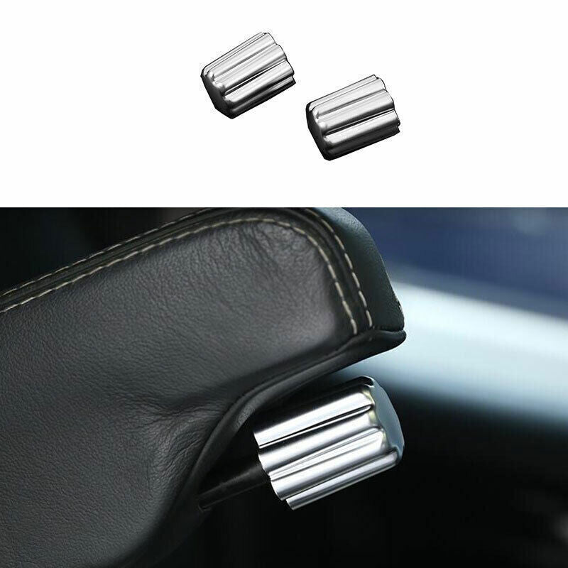 2P for Range Rover Sport 06-13 Silver for Seat Armrest Adjustment Button Cover Trims